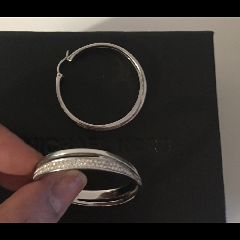 Michael kors sterling silver earrings